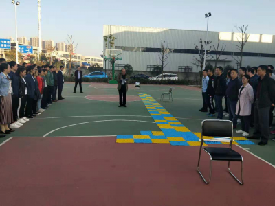 齊心協(xié)力，心系你我——天虹彩印開展早會團建活動