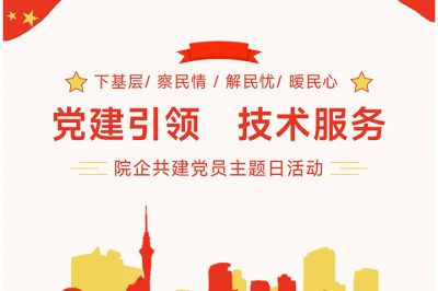 “黨建引領(lǐng)，技術(shù)服務(wù)”---院企共建黨員主題日活動